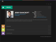 Tablet Screenshot of jerrybancroft.com
